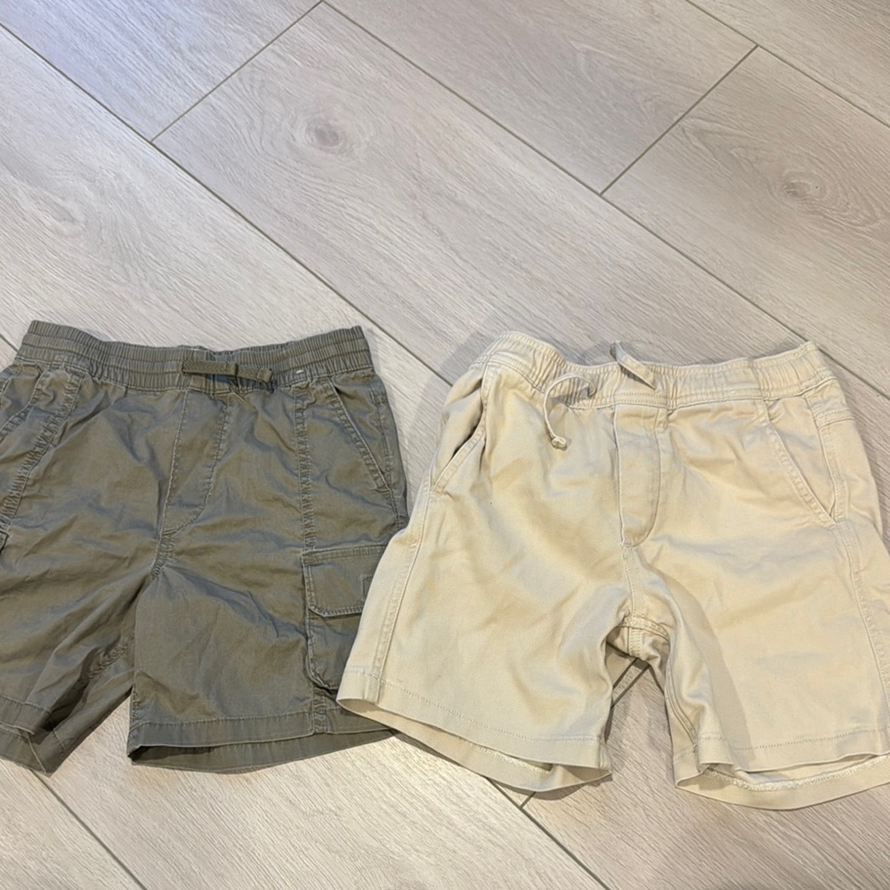 Abercrombie kids Casual Shorts Set in Gray and Tan